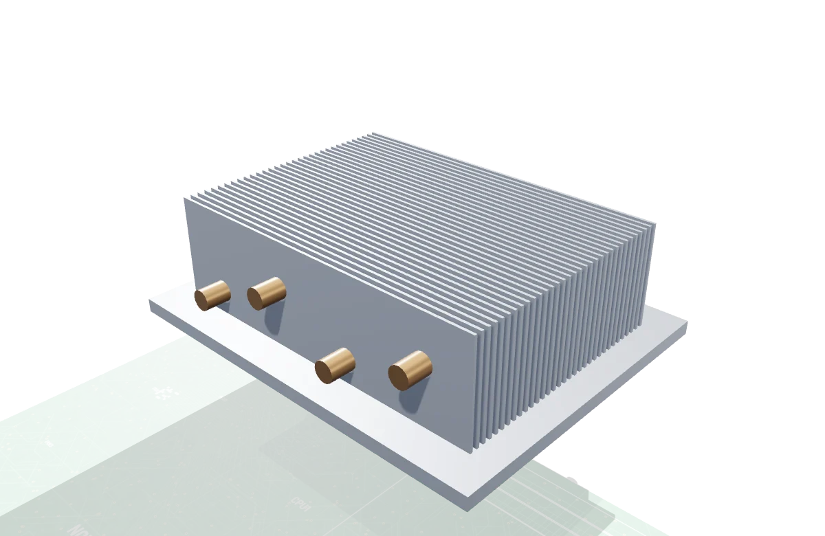 Heatsink isolated
